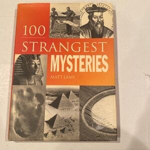 “100 Strangest Mysteries,” oversize hardcover with dust jacket
